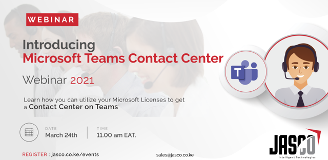 Microsoft Teams Contact Center  Webinar image