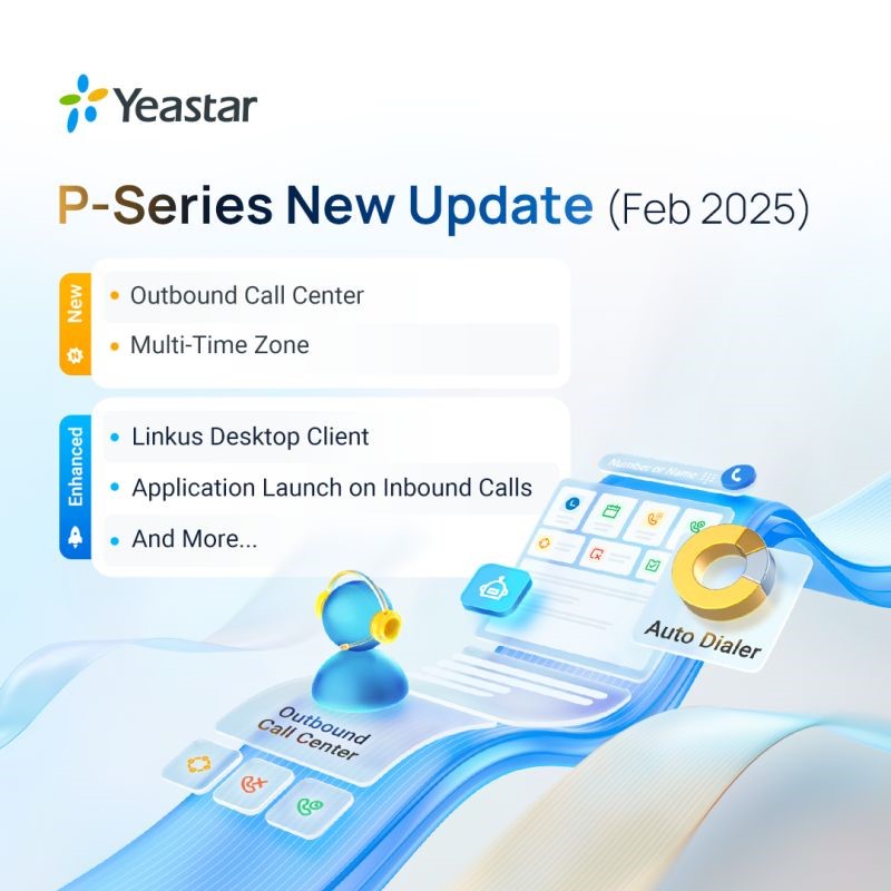 P-Series Update Feb. 2025: Outbound Call Center, Multi-Time Zone, and More